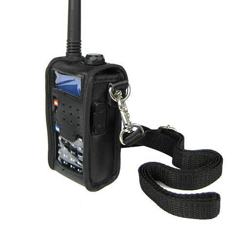 Baofeng – housse de sac Portable en cuir, pochette noire pour talkie-walkie CB Radio UV-5R UV-5RA UV-5RE Plus UV5R UV-5RB TYT TH-F8 ► Photo 1/6