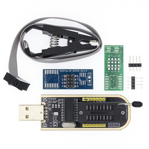 CH341A 24 25 série EEPROM Flash BIOS USB programmeur Module + SOIC8 SOP8 pince de Test pour EEPROM 93CXX/25CXX/24CXX ► Photo 1/6