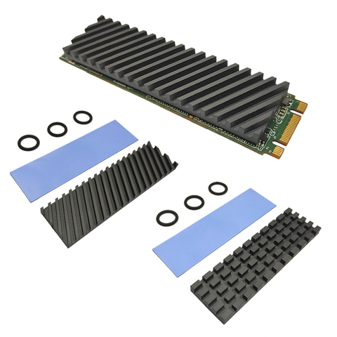 Dissipateur thermique en graphène pur, M.2 NGFF 2280 PCI-E NVME SSD, radiateur de refroidissement 70x20mm ► Photo 1/5