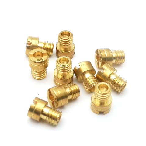 10 pièces de 4mm de Jet principal M4 pour GY6 50cc 139QMB, carburateur Mikuni Keihin PZ19 taille 40 42 44 45 46 48 50 52 55 58 ► Photo 1/5