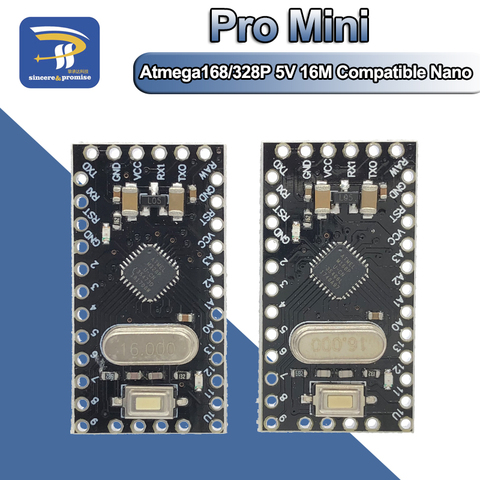 Pro Mini 168/328 Atmega168 5 v 16 m/ATMEGA328P-MU 328 p Mini ATMEGA328 5 v/16 mhz Pour arduino Compatible Nano Module ► Photo 1/6