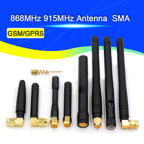Lorawan – antenne répéteur de signal GSM GPRS, connecteur mâle SMA 3dbi, 868/915MHz, 2 pièces, étanche, pour l'extérieur ► Photo 1/6