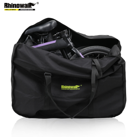 Rhinowalk – sac de Transport pour vélo pliant de 16 à 20 pouces, sacoche Portable pour cyclisme, étui de Transport pour vélo de voyage ► Photo 1/6