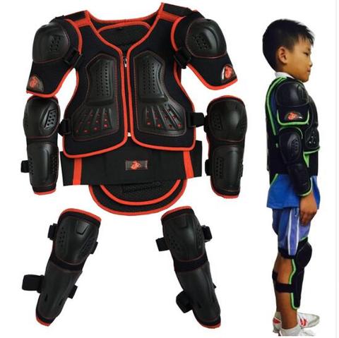 Gilet de protection pour jeunes enfants, taille 0.85-1.7m, armure pour BMX DH vtt, Motocross, cyclisme, ski, Scooter ► Photo 1/6