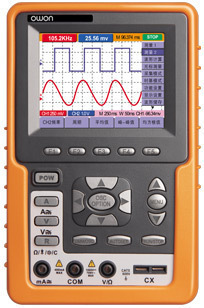 Owon – Oscilloscope de stockage numérique portable HDS1021M-N HDS, multimètre 20 MHz, 1 canal 500 MS/s, livraison rapide ► Photo 1/4