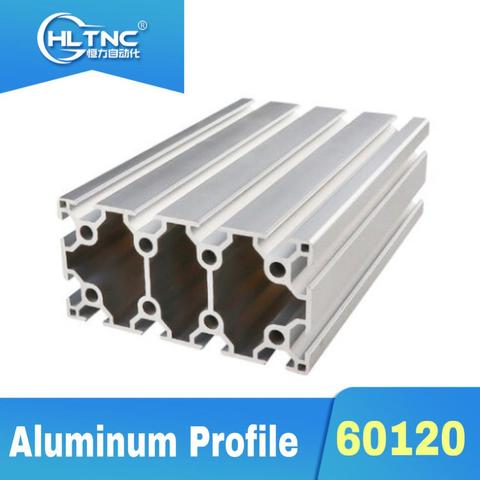 Alliage d'aluminium industriel profils norme européenne 60120L Tube carré en aluminium ligne de montage robuste support automatique ► Photo 1/2