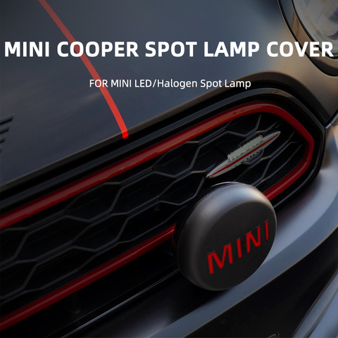 Mini cooper R56 R55 R57 R58 R59 R60 R61 F54 F55 F57 F60, 2 pièces, couvercle de lampe Spot halogène en plastique, plusieurs couleurs, nouveau ► Photo 1/6