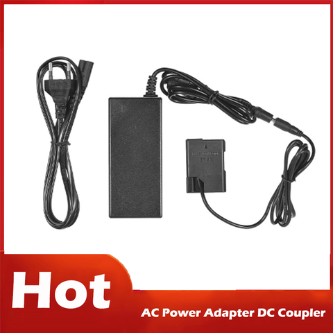 Chargeur de caméra de coupleur de cc d'adaptateur d'alimentation ca de EP-5A au détail remplacent pour EN-EL14/pour Nikon D5100 D5200 D5300 D5500 D5600 D3100 D320 ► Photo 1/6