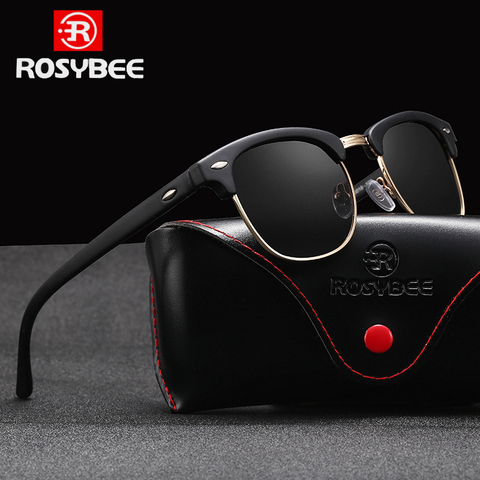 ROSYBEE-lunettes de soleil polarisées UV400 pour hommes et femmes, revêtement classique, cool, à la mode ► Photo 1/6