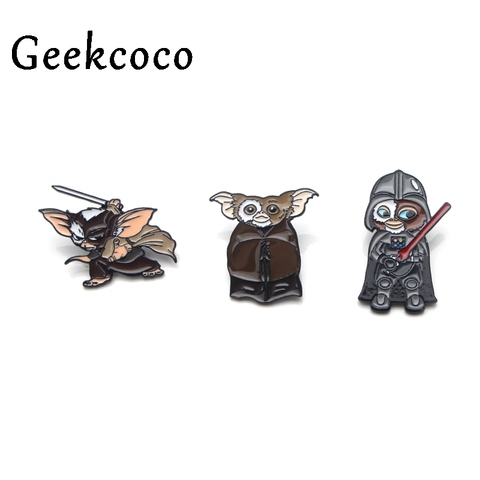 Gremlins Gizmo en alliage de Zinc dessin animé Punk épingles drôles sac à dos vêtements broches pour hommes femmes chapeau décorations badges médailles J0002 ► Photo 1/1