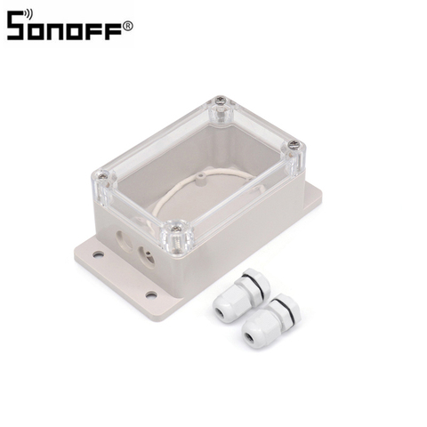 Sonoff IP66 housse étanche pour Sonoff Basic/RF/Dual/Pow/TH16/G1 câble fil connecteur boîte de jonction Smart Home livraison directe ► Photo 1/6