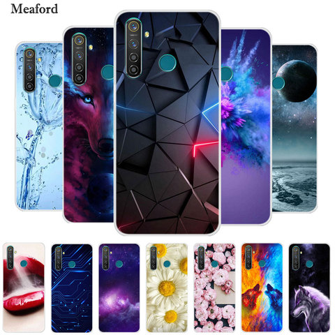 Pour OPPO Realme 6i étui RMX2040 pare-chocs Silicone coque souple pour OPPO Realme 6i Global Realme6i 6 i étui dessin animé funda ► Photo 1/6