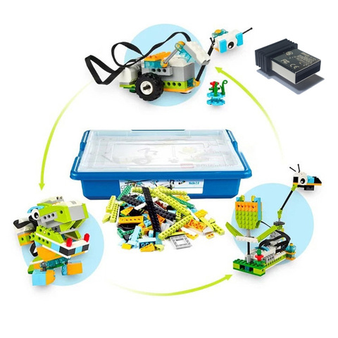 280 pièces high-tech éducation WeDo 2.0 bricolage pièces compatibles logos ensemble 45300 WeDo Core ensemble bricolage en boîte jouets cadeaux de noël meilleur choix ► Photo 1/6