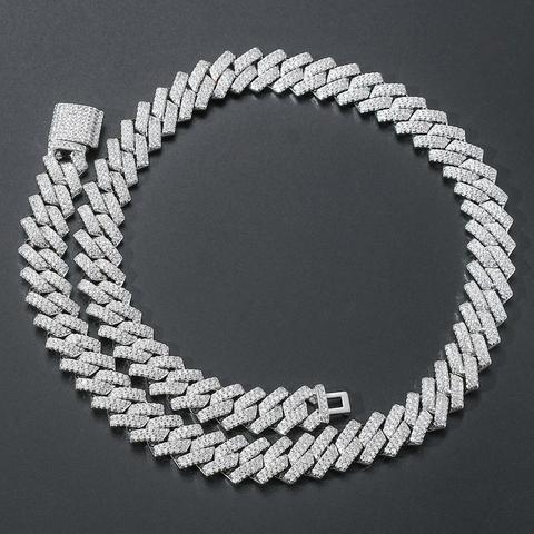 Chaînes glacées pour hommes Miami lien cubain collier de luxe Micro pavé CZ chaîne cubaine mode Hip Hop bijoux ► Photo 1/6