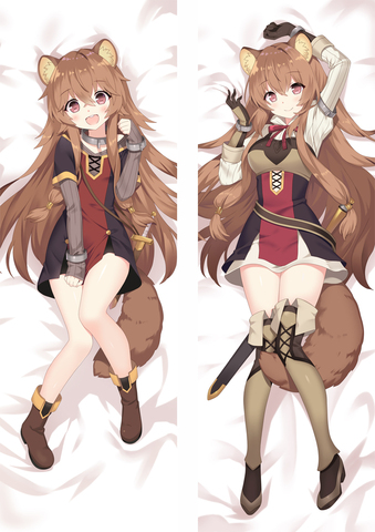 Taie d'oreiller avec personnage de l'anime, housse de corps à câliner, Hero & Raphtalia Dakimakura, mise à jour mai 2022 ► Photo 1/5