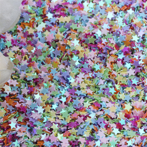 Confettis à Paillettes étoiles en PVC, 3mm, 10g, pour bricolage, Scrapbooking, ensemble de Paillettes pour Nail Art ► Photo 1/6