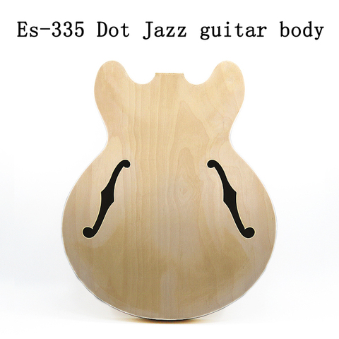Le corps de la guitare jazz es-335 Dot est en bois massif avec contreplaqué d'érable au dos et panneaux latéraux ► Photo 1/5