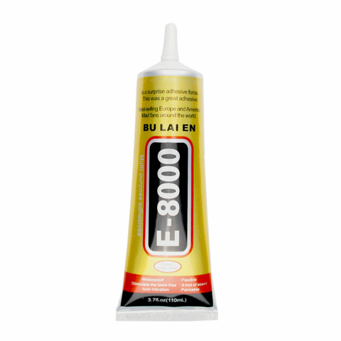 Colles multi-usages E-8000, 50ML, Super adhésifs liquides époxy, pour artisanat, bricolage, tissu métallique coque de téléphone ► Photo 1/4