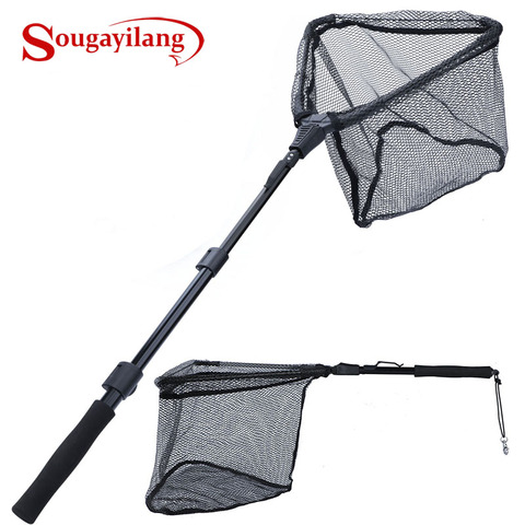Sougayilang – filet de pêche télescopique rétractable en alliage d'aluminium, 70cm, 95cm, 120cm, grand format ► Photo 1/6