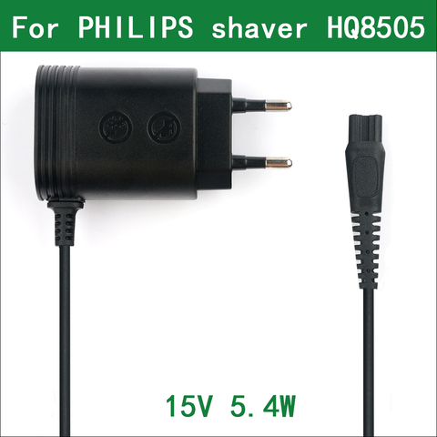 Adaptateur secteur pour tondeuse à cheveux Philips, 15V, 5.4W, prise murale ue, QC5115, QC5120, QC5125, QC5130, QC5330, QC5335, QC5360, QC5105 ► Photo 1/6