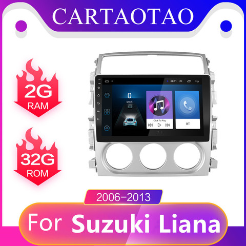 Autoradio pour Suzuki LIANA, système multimédia vidéo, android 2006, 9 pouces, avec écran tactile 2.5D, WIFI, lecteur gps, 2din, pour modèles 2013 à 9.0 ► Photo 1/5