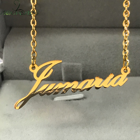 Nextvance-collier avec nom personnalisé en acier inoxydable, pendentif arabe pour femmes, cadeau d'anniversaire ► Photo 1/6
