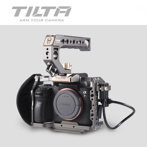 Tilta A7 A9 Kit de montage A7 iii TA-T17-A-G à Cage complète pour Sony A7 A9 A7III A7R3 A7M3 poignée supérieure poignée de mise au point de la plaque de base ► Photo 1/6