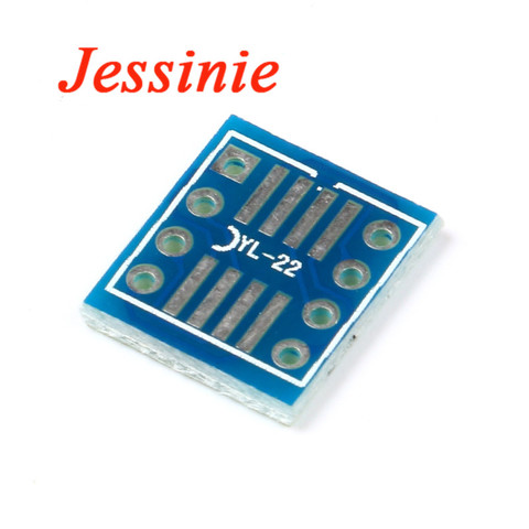 10 pièces SOP8 SO8 SOP8 à DIP8 adaptateur carte Pcb convertisseur carte DIP adaptateur plaque MSOP8 SOIC8 TSSOP8 SSOP8 SOP tour DIP Socket ► Photo 1/3