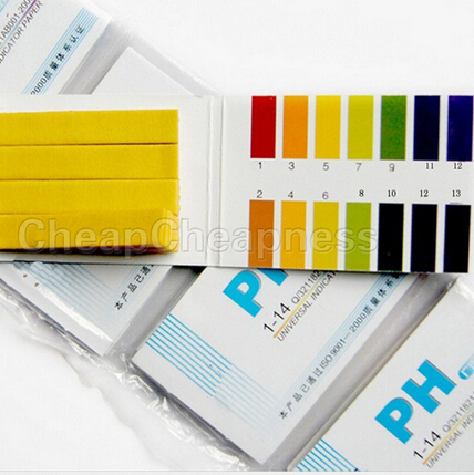 Papier de Test chimique PH, 80 bandes, gamme complète d'acide alcalin, papier de Test, équipement d'enseignement chimique ► Photo 1/2