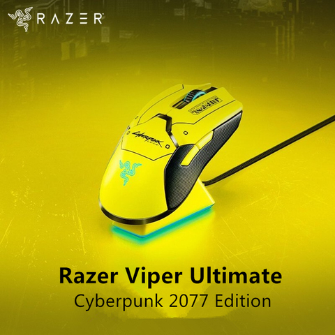 Razer Viper ultime avec station de chargement-Cyberpunk édition 2077 ► Photo 1/6