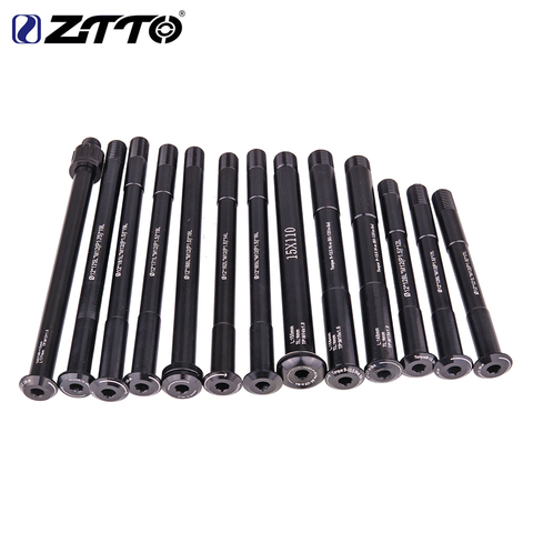 ZTTO arbre de vélo de route moyeu avant moyeu arrière brochettes 12mm 15mm vtt à travers l'axe de roue axe de moyeu 15x100 12x142 12x100 12x148 15x110 ► Photo 1/6