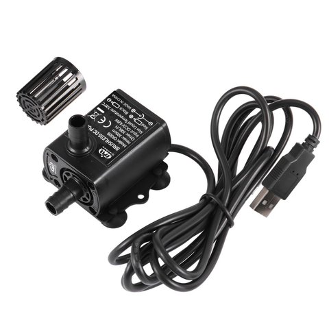 DC 5V 4.8W USB Mini pompe à eau sans brosse amphibie Submersible fontaine Aquarium circulant à faible bruit pompes bas ventouses ► Photo 1/6