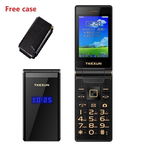 MAFAM Terre Retourner Cellulaire Rover X9 Double Écran GPRS Écran Tactile double Carte Sim Appel FM Longue Veille Téléphone Portable Cellulaire Mobile Téléphone P008 ► Photo 1/6