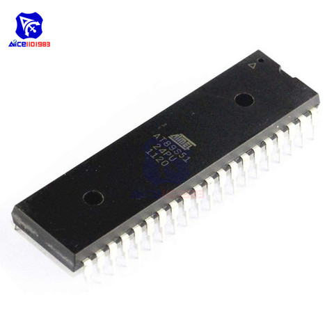 Diymore – microcontrôleur DIP-40, puces IC AT89S51 AT89S51-24PU Atmel, Circuit intégré d'origine ► Photo 1/1
