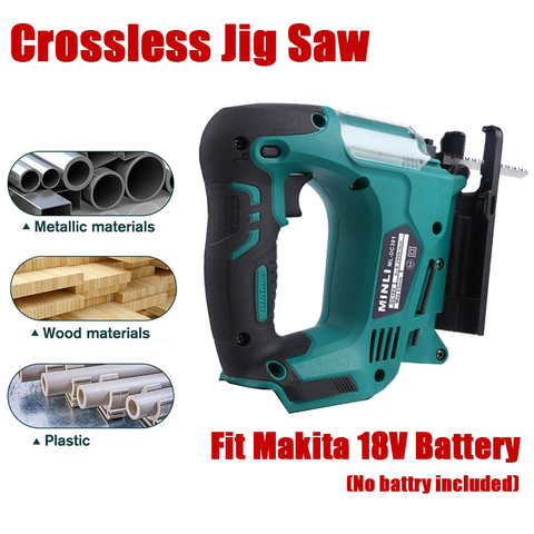 Makita – scie sauteuse électrique 21V 65mm, 4 vitesses, coupe-scie électrique pour le travail du bois, outil électrique, batterie 18V ► Photo 1/6