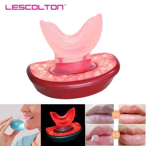 Pompe à lèvres plus complète lèvre électrique plus dodue rehausseur de thérapie par la lumière LED ► Photo 1/6