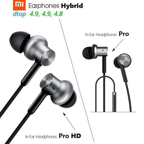 Original Xiaomi hybride Pro HD/hybride Pro écouteur Triple/double pilote dynamique + Armature équilibrée Mi In-Ear ligne contrôle micro ► Photo 1/6