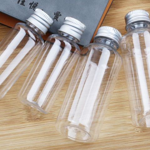 2 pièces 5ml/10ml/20ml/30ml Transparent en aluminium bouchon bouteille ordinaire en plastique bouchon à vis Lotion bouteille Lotion bouteille en plastique ► Photo 1/6