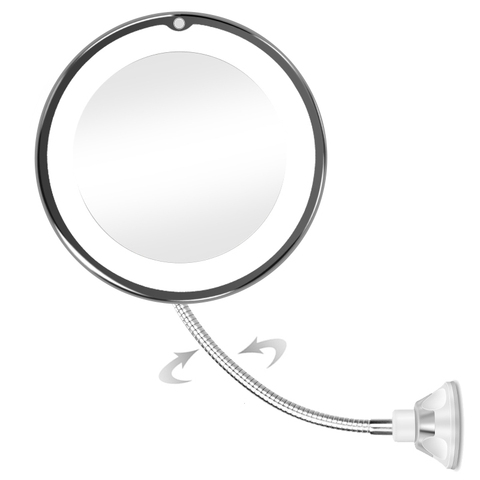 LED Miroir Miroir de Maquillage avec lumière LED vanité mirror10X Miroir зеркало на макияжа espejo de maquillaje spiegelVIP livraison directe ► Photo 1/6