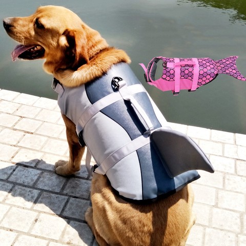 Gilet de sauvetage pour animaux de compagnie requin sirène maillot de bain chien maillot de bain solide 2022 été maillot de bain tendance vêtements pour petits chiens moyens ► Photo 1/6