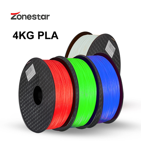 Filament d'imprimante 3D PLA 4 KG/lot 1.75mm 1 kg/rouleau ► Photo 1/5