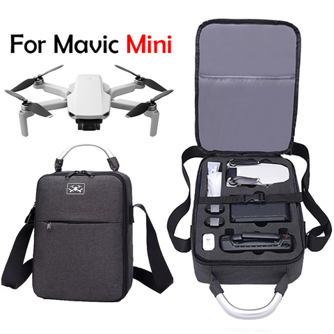 Pour DJI Mavic Mini sac étanche boîtier Drone antichoc boîte protecteur télécommande stockage transporter sac à dos poignée couverture ► Photo 1/6