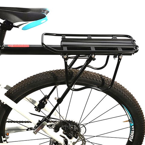 50KG vélo porte-bagages porte-vélo en alliage d'aluminium Cargo arrière étagère vélo tige de selle sac support support vtt installer des outils ► Photo 1/6