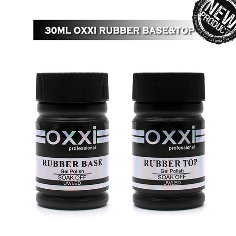 OXXI-Base et finition en caoutchouc pour manucure, couche de Base pour ongles épaisse, trempage UV vernis à ongles Gel Led, durables, 30ml ► Photo 1/6