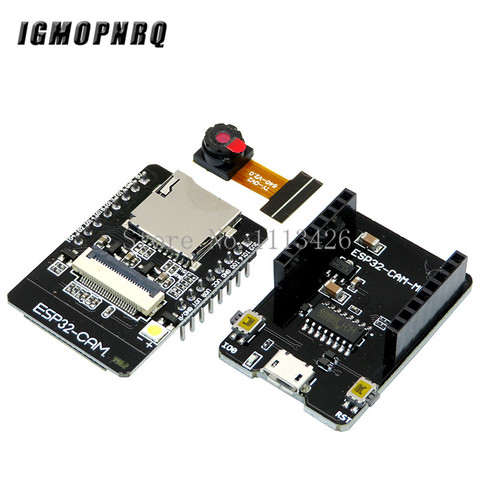 ESP32-CAM-MB WIFI ESP32 CAM Bluetooth Development Board with OV2640 Camera MICRO USB to Serial Port CH340G 4.75V-5.25V Nodemcu ► Photo 1/6