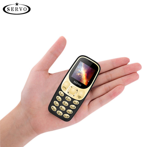 Mini téléphone SERVO M27 Ultra-mince d'origine, 1.44 pouces, double Sim, bluetooth, numéroteur magique, voix unique, enregistreur à une touche, langue russe ► Photo 1/6