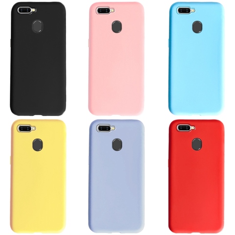 Coque arrière en silicone TPU souple pour Oppo A12, A3S, A12e ► Photo 1/6