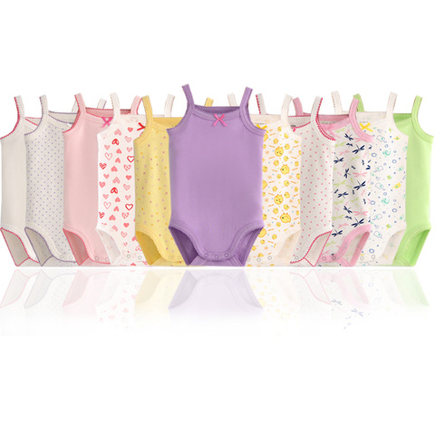 Bébé vêtements garçon barboteuse bébé vêtements d'été nouveau-né sans manches enfants garçons combinaison bébé fille vêtements infantile onesie costume ► Photo 1/6