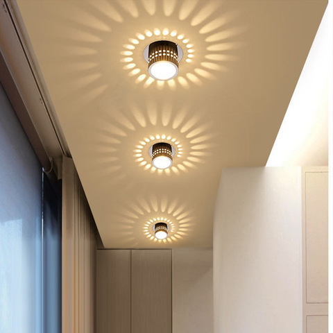 Plafonnier Led coloré au design créatif moderne, luminaire de plafond pour couloir, idéal pour un salon, une chambre à coucher ou une cuisine ► Photo 1/5