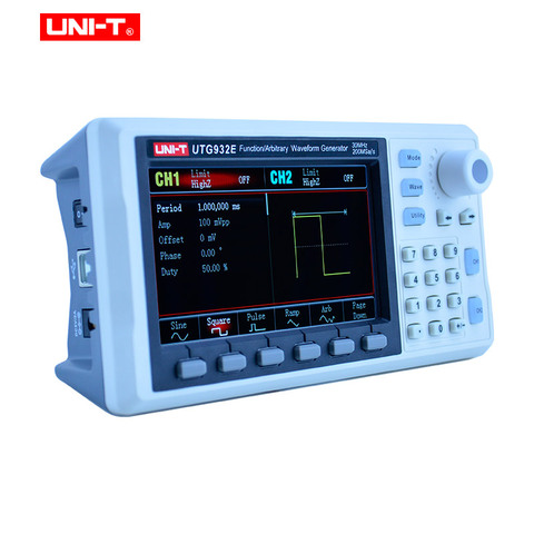 Source de Signal de générateur de forme d'onde, double canal UNI-T MS/s 14bits, compteur de fréquence 30/60Mhz, UTG932E UTG962E, 200 ► Photo 1/5